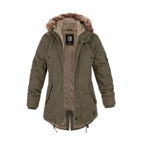 bw-online-shop Ladies Fishtail Winterparka (Sale) oliv, Größe XS