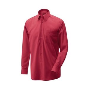 Exner 400 - Oberhemd langarm : rot 60% Baumwolle 40% Polyester 120 g/m2 44