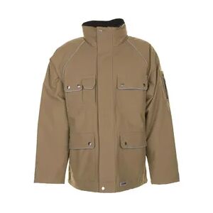 PLANAM Winterparka Canvas 320 khaki/schwarz Größe L