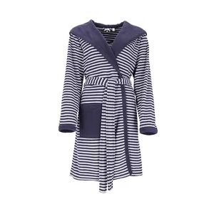 Esprit Bademäntel Damen Kapuze Striped Hoody Navy blue - 0008, XL