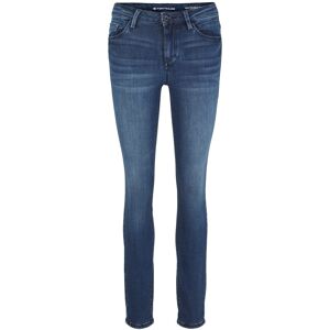 TOM TAILOR Damen Alexa Skinny Jeans, blau, Uni, Gr. 28/32