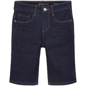 TOM TAILOR Damen Alexa Slim Jeansshorts, blau, Melange Optik, Gr. 27