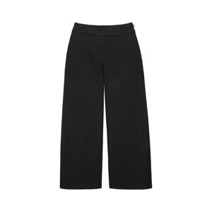 TOM TAILOR Damen Culotte mit Karomuster, schwarz, Karomuster, Gr. 42/28