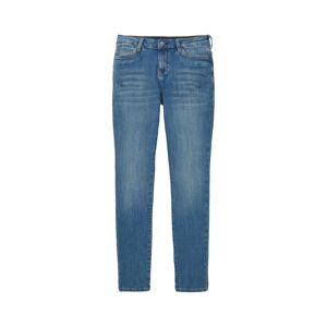 TOM TAILOR Damen Tapered Jeans, blau, Uni, Gr. 32/32