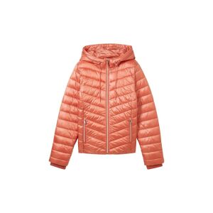 TOM TAILOR Damen Lightweight Jacke mit Kapuze, orange, Uni, Gr. L