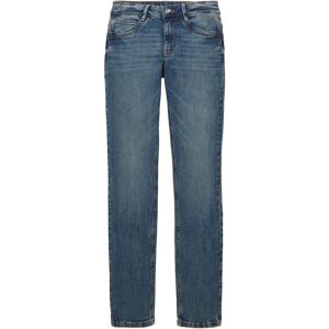 TOM TAILOR Damen Alexa Straight Jeans, blau, Uni, Gr. 28/30