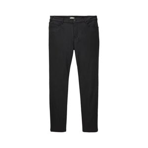 TOM TAILOR Damen Plus - Skinny Jeans, schwarz, Uni, Gr. 46