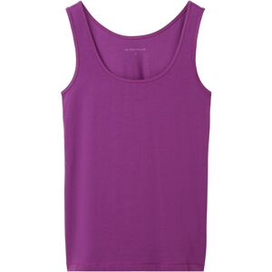 TOM TAILOR Damen Basic Top, lila, Uni, Gr. L