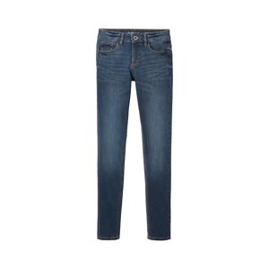 TOM TAILOR Damen Alexa Slim Jeans, blau, Uni, Gr. 32/32