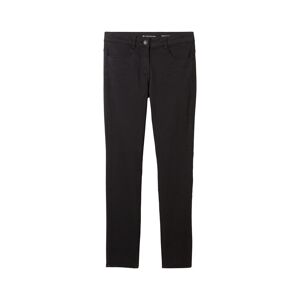 TOM TAILOR Damen Alexa Slim Jeans, schwarz, Uni, Gr. 40/30