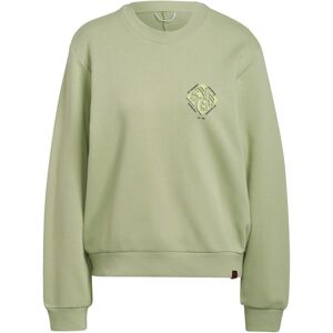 adidas Five Ten Crew Sweater Grün, Damen Pullover, Größe S - Farbe Magic Lime