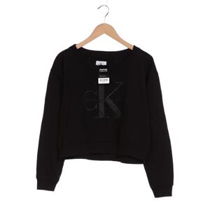 Calvin Klein Jeans Damen Sweatshirt, schwarz, Gr. 36