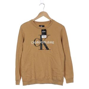 Calvin Klein Jeans Damen Sweatshirt, beige, Gr. 36