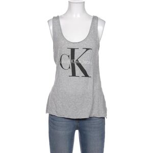 Calvin Klein Jeans Damen Top, grau, Gr. 34