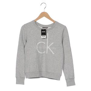 Calvin Klein Jeans Damen Sweatshirt, grau, Gr. 36