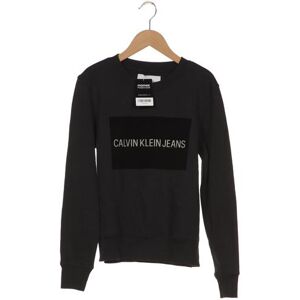 Calvin Klein Jeans Damen Sweatshirt, schwarz, Gr. 36