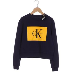 Calvin Klein Jeans Damen Sweatshirt, marineblau, Gr. 34