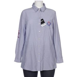 Emilia Lay Damen Bluse, blau, Gr. 48