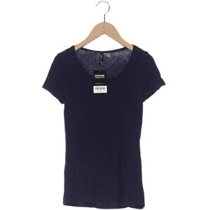 H&M H&M Damen T-Shirt, marineblau, Gr. 38