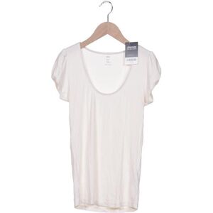 H&M H&M Damen T-Shirt, cremeweiß, Gr. 38