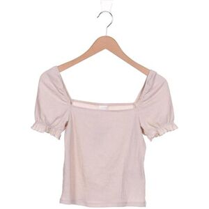 H&M H&M Damen T-Shirt, cremeweiß, Gr. 36