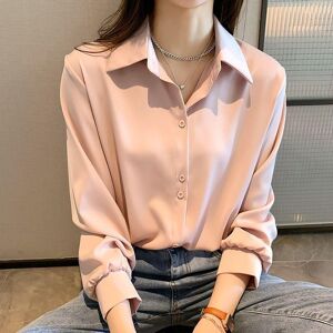 21top Lockeres Chiffon-Shirt Für Damen, Bequem, Perfekt Als Bluse