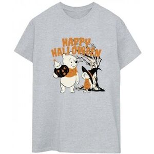 Disney Damen/damen Winnie Puuh Und Ferkel Happy Halloween Baumwoll-Boyfriend-T-Shirt