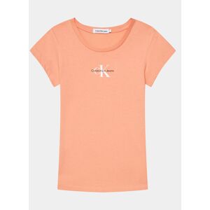 Calvin Klein Jeans T-Shirt Micro Monogram IG0IG01470 Rosa Slim Fit 12Y female