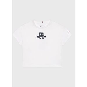 Tommy Hilfiger T-Shirt KG0KG07437 M Weiß Regular Fit 4Y female