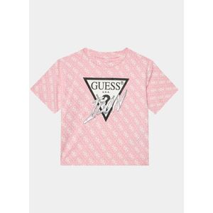 Guess T-Shirt J4RI06 K6YW3 Rosa Boxy Fit 10Y female