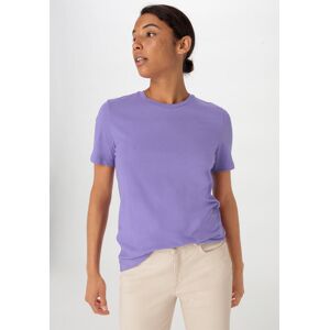 hessnatur Damen T-Shirt Regular aus Bio-Baumwolle - lila - Größe 38