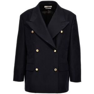 PRADA Blazer Aus Baumwolle Mit Zweiknopfleiste - female - Blau - 40 IT