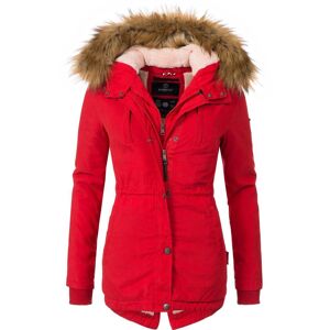 Marikoo Wintermantel Damen, rot