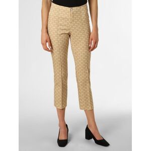 Rosner Hose Damen Baumwolle gepunktet, beige