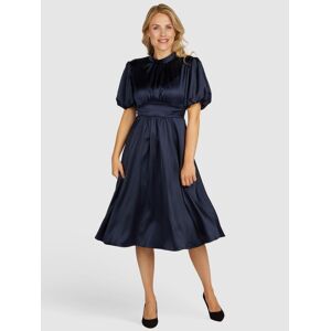 Kleo Abendkleid Abendkleid aus Satin Damen, blau