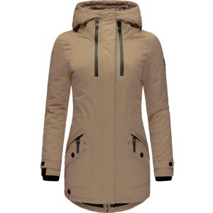 Navahoo Wintermantel Damen, taupe