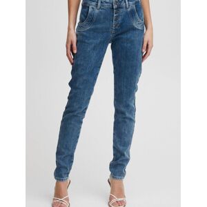 PULZ Jeans 5-Pocket-Jeans Damen Baumwolle, denim