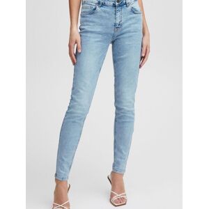 PULZ Jeans 5-Pocket-Jeans Damen Baumwolle, hellblau