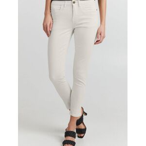 fransa 5-Pocket-Jeans Damen Baumwolle, beige