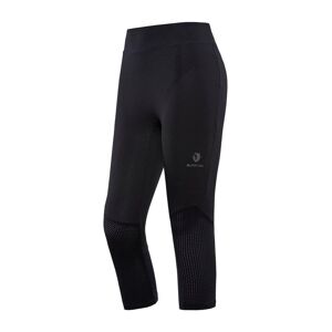 BLACKYAK 3/4 Leggings Damen Rundhals, schwarz