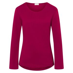 Hanro Longsleeve Damen Jersey Rundhals, himbeer