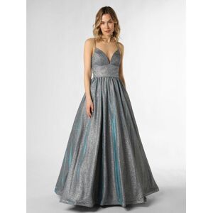 Unique Abendkleid Damen V-Ausschnitt, aqua