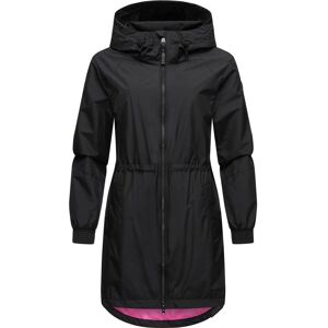 Ragwear Kurzmantel Damen, schwarz