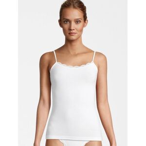 Nina von C. Spaghetti Top Damen Modal, weiß