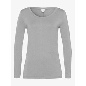 Hanro Longsleeve Damen Rundhals, grau