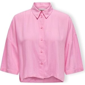 Only  Blusen Noos Astrid Life Shirt 2/4 - Begonia Pink Eu L;Eu Xl Female