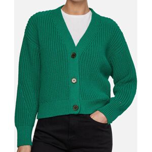 Tommy Hilfiger Rib-Knit Cotton-Blend Cardigan - L