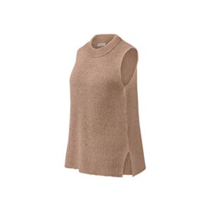 Tchibo Strick-Pullunder, beige meliert - Beige - female - Size: XL 48/50