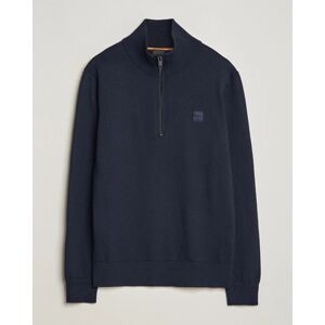 Boss ORANGE Kanobix Knitted Half-Zip Dark Blue