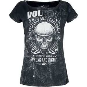 Volbeat T-Shirt - Wrong and Right - S bis 4XL - für Damen - Größe 4XL - charcoal  - EMP exklusives Merchandise! - Frauen - female